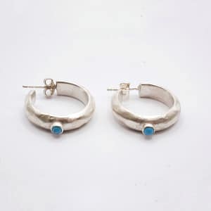 bold gem earrings no.1